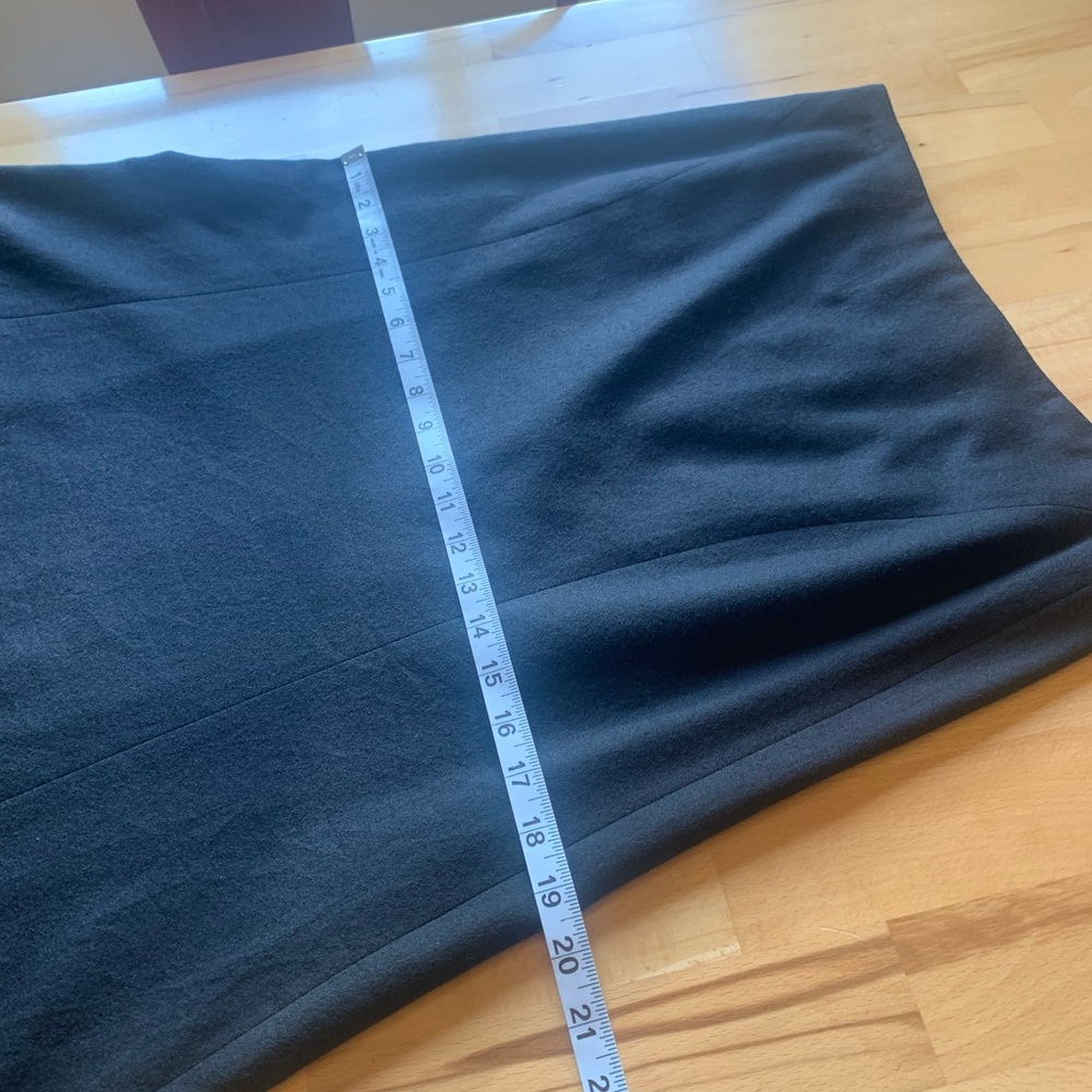 Talbots black A-line skirt wool size 4 - Picture 8 of 11